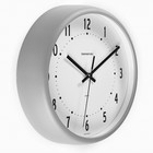 Часы настенные, серия: Классика, плавный ход, d-24.5 см, толщина 5.5 см, серые - фото 22234498