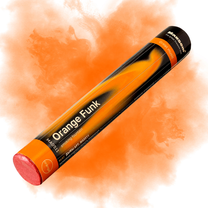 Цветной дым оранжевый, 0,8 дюйм, ОПТИ, средняя интенсивность, 60 сек - Фото 1