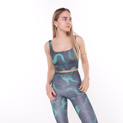 Топ женский Mark Formelle, принт чёрный гром, размер 44 (S)