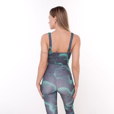 Топ женский Mark Formelle, принт чёрный гром, размер 44 (S)