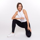 Леггинсы женские в рубчик, цвет чёрный, размер 44-46 (S/M) 9630066