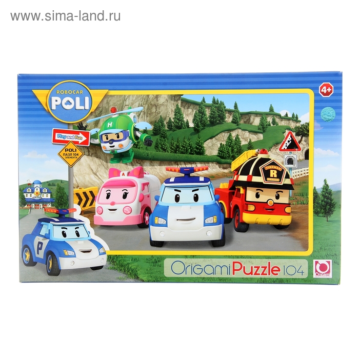 Пазл Robocar, 104 элемента - Фото 1