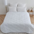 Одеяло всесезон 140×205 см, файбер 150 г/м, микрофибра белая 80 г/м, 100% полиэстер - Фото 1