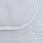 Одеяло всесезон 140х205см, файбер 150г/м, микрофибра белая 80г/м, 100% полиэстер - Фото 3