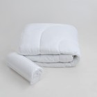 Одеяло облегчённое, 172х205см, файбер, микрофибра белая, 100% полиэстер - Фото 4