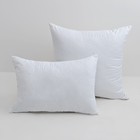 Подушка 50×70 см, белый, файбер, микрофибра, 100% полиэстер - Фото 1