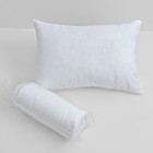 Подушка 50×70 см, белый, файбер, микрофибра, 100% полиэстер - Фото 4