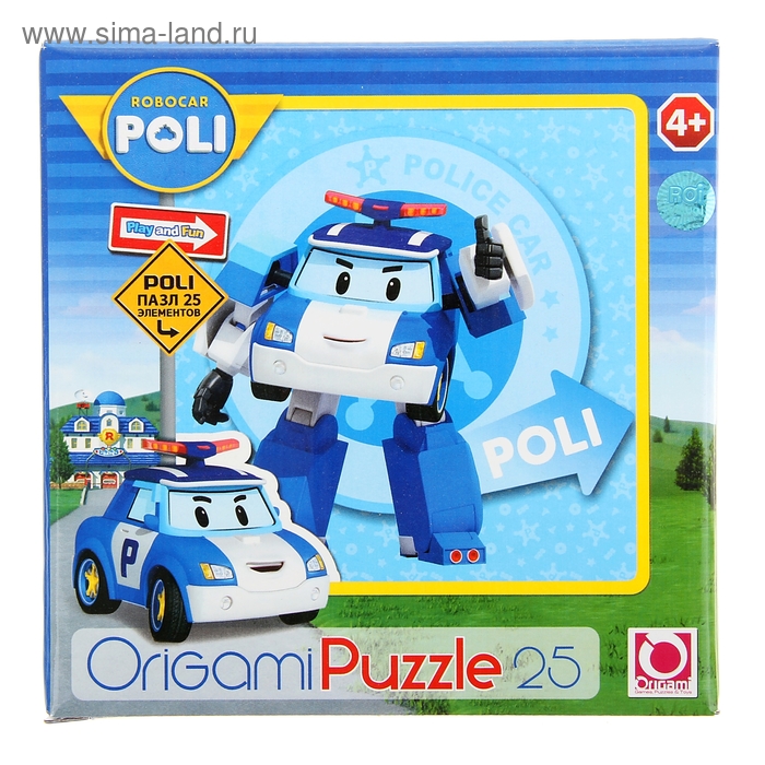 Пазл Robocar, 25 элементов - Фото 1