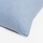 Подушка 50х70см, голубой, файбер, микрофибра, 100% полиэстер - Фото 2