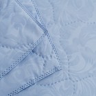 Покрывало 215х240см, голубой, синтепон 100г/м, микрофибра 80г/м, 100% полиэстер - фото 22234852