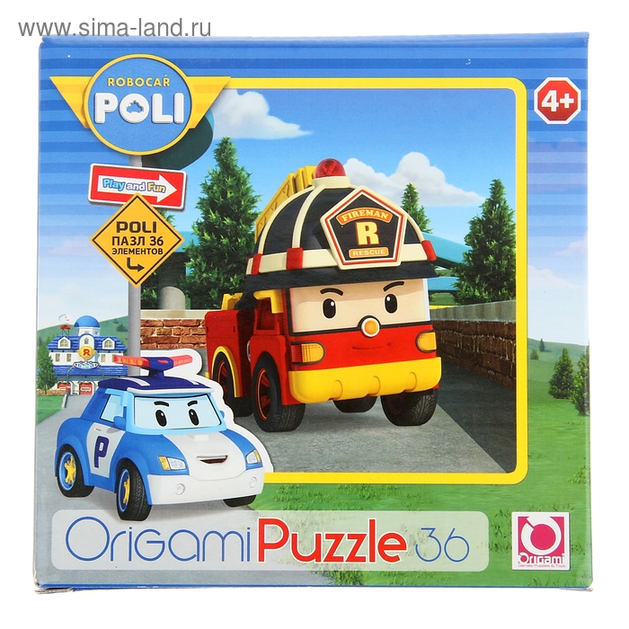Пазл Robocar, 36 элементов - Фото 1