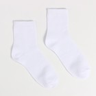 Носки женские Medium, цвет белый, размер 23 - фото 53382557