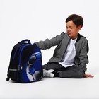 Рюкзак школьный, каркасный, 39×30×14 см «Футбольный мяч» - Фото 17