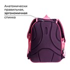 Рюкзак школьный, каркасный, 39×30×14 см «Котик с бантиком» - Фото 3