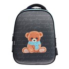 Рюкзак каркасный школьный Calligrata "Медвежонок", 39 х 30 х 14 см - Фото 6