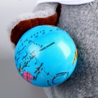 Мягкая игрушка «Совушка с глобусом», цвет серый - Фото 5