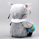 Мягкая игрушка «1 сентября: Совушка с глобусом», цвет серый - Фото 4
