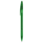 Ручка шариковая СТАММ "555" зеленая, 0,7мм, тонированный корпус - Фото 2