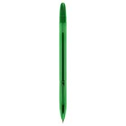 Ручка шариковая СТАММ "555" зеленая, 0,7мм, тонированный корпус - Фото 3