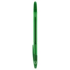 Ручка шариковая СТАММ "555" зеленая, 0,7мм, тонированный корпус - Фото 4