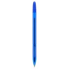 Ручка шариковая СТАММ "555" синяя, 0,7мм, тонированный корпус - Фото 4