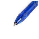 Ручка шариковая СТАММ "555" синяя, 0,7мм, тонированный корпус - Фото 5