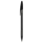 Ручка шариковая СТАММ "555" черная, 0,7мм, тонированный корпус - Фото 3