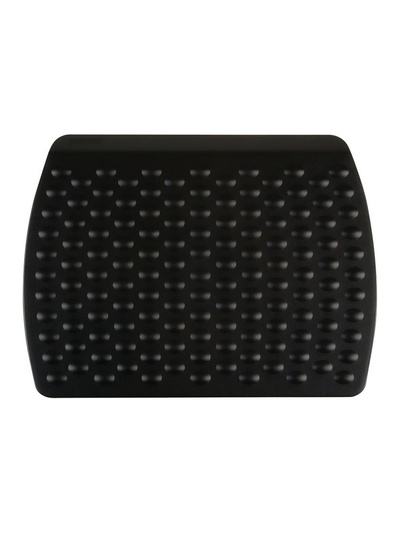 Подставка для ног, Стамм, 34.3×10.5×44.7 см, рельефная поверхность, черная