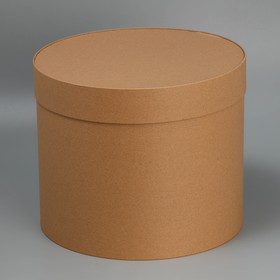 Коробка подарочная круглая «Крафт», 30 × 25 см