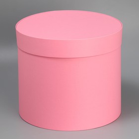 Коробка подарочная круглая «Розовая», 30 × 25 см