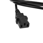 Кабель-удлинитель питания Cablexpert PC-189-VDE, C13-C14, 10 А, 1.8 м, с заземлением, черный - фото 51310608 Кабель-удлинитель питания Cablexpert PC-189-VDE, C13-C14, 10 А, 1.8 м, с заземлением, черный - фото 51310608