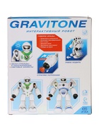Робот GRAVITONE, свет, звук, стреляет, на батарейках, русская озвучка, зелёный - фото 6790880