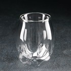 Стакан для виски с двойными стенками Magistro «Сток», 180 мл, стекло, прозрачный - Фото 2