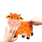 Набор для творчества. Аппликация для малышей «Домашние животные» (4 цв., 152 эл.) - фото 24509216