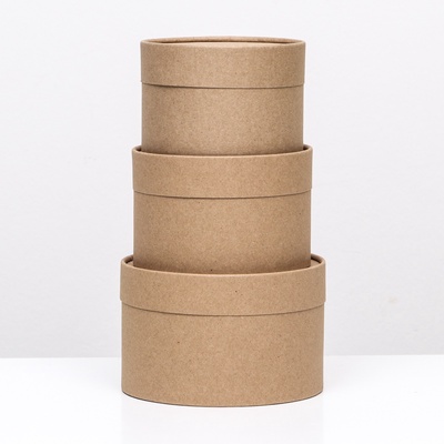 Набор подарочных коробок 3 в 1, завальцованные, крафт, 16×10.14×9.13×8.5 см