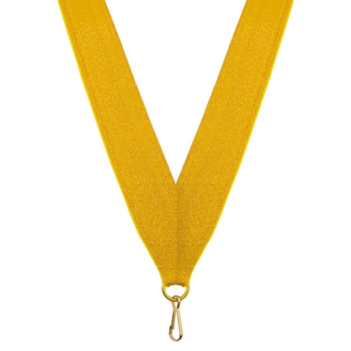 Лента для медали, ширина 24 мм, цвет золото