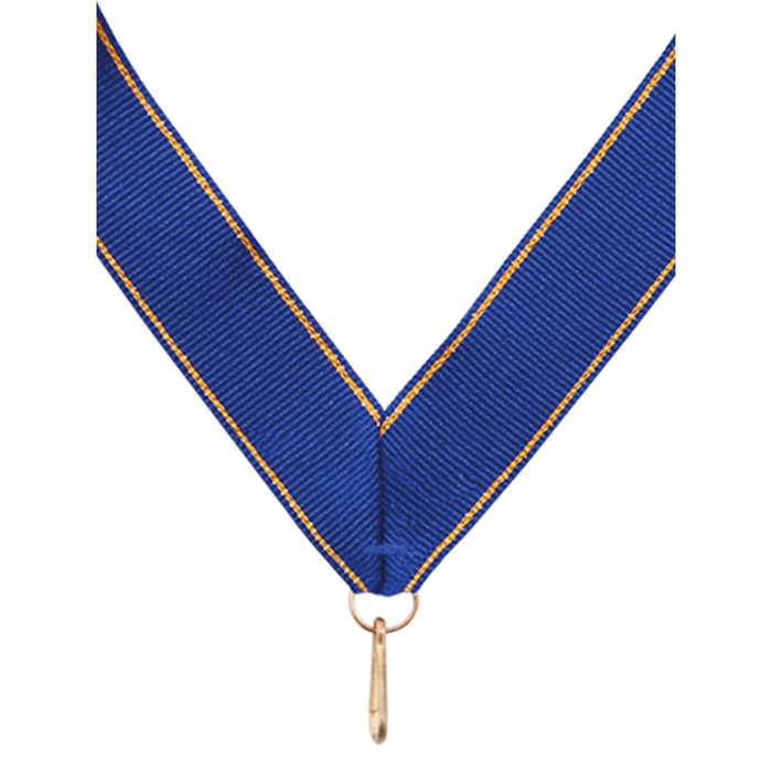 Лента для медали, ширина 24 мм, цвет синий