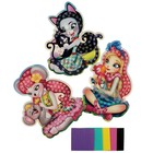 Набор для детского творчества «Энчантималс» аппликация, мягкая мозаика в форме героев 3 шт. - фото 43268214