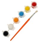 Набор для детского творчества «Копилка для росписи. Три кота: Коржик» краски, кисть - фото 22578629