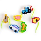 Шнуровка-бусы «Синий трактор» 9662702