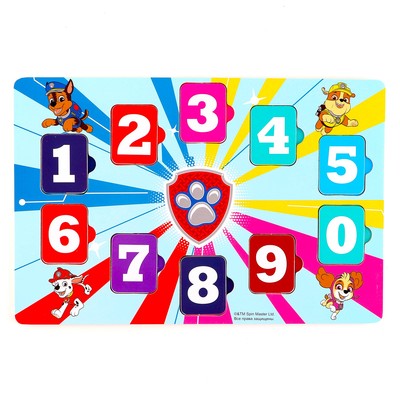 Игрушка деревянная Буратино «Вкладыши» 30×20 см, Буратино «Щенячий патруль»