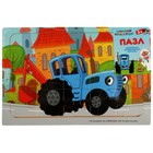Игрушка деревянная «Пазл. Синий трактор» 22 × 15 см - фото 3898062