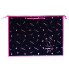 Папка А3 460 х 345 х 50 мм, с ручками, пластиковая, молния сверху, Hatber "Мур Мяу" AMn_32103 - фото 22236987