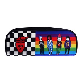 

Пенал мягкий 1 отделение объёмный 80 х 210 х 40 мм, Hatber "Лазер Би" чёрный/разноцветный Npk_48205