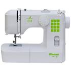 Швейная машина Minerva One G, 70 Вт, 13 операций, полуавтомат, бело-зелёная