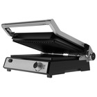 Гриль электрический MAUNFELD MF-1324S, 2000 Вт, антипригарное покрытие, 29x24 см, серый - фото 51463463