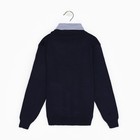 Джемпер-обманка для мальчиков, цвет синий, рост 158-164см - фото 805540947