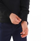 Школьный джемпер-обманка для мальчиков, цвет чёрный, рост 140-146см - фото 22237225