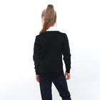 Джемпер-обманка для девочки, цвет чёрный, рост 158-164см - Фото 4