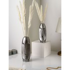 Набор ваз для сухоцветов "Лицо", полистоун, 32 см, серебро, Иран, 1 сорт - фото 10511676